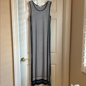 Max Studio Striped Maxi Dress-Sz M